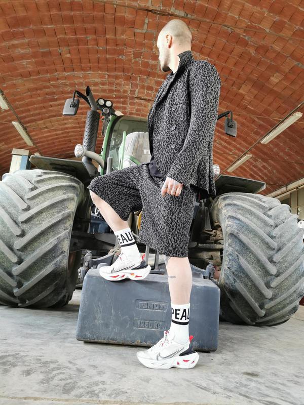 Bermuda Animalier Black