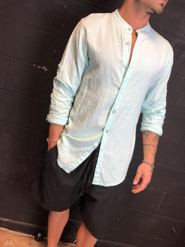 Camicia in Lino CartaZucchero