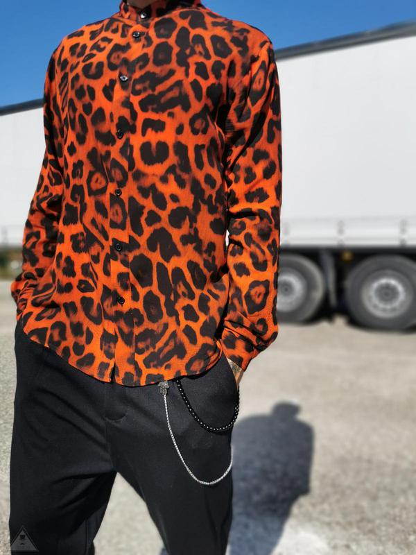 Camicia Leopardo Fuoco