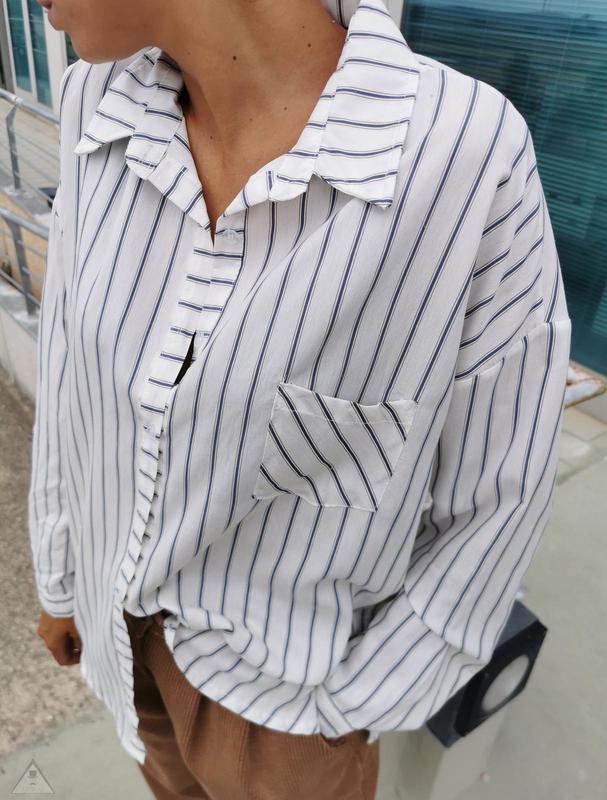 Camicia Over Gessata