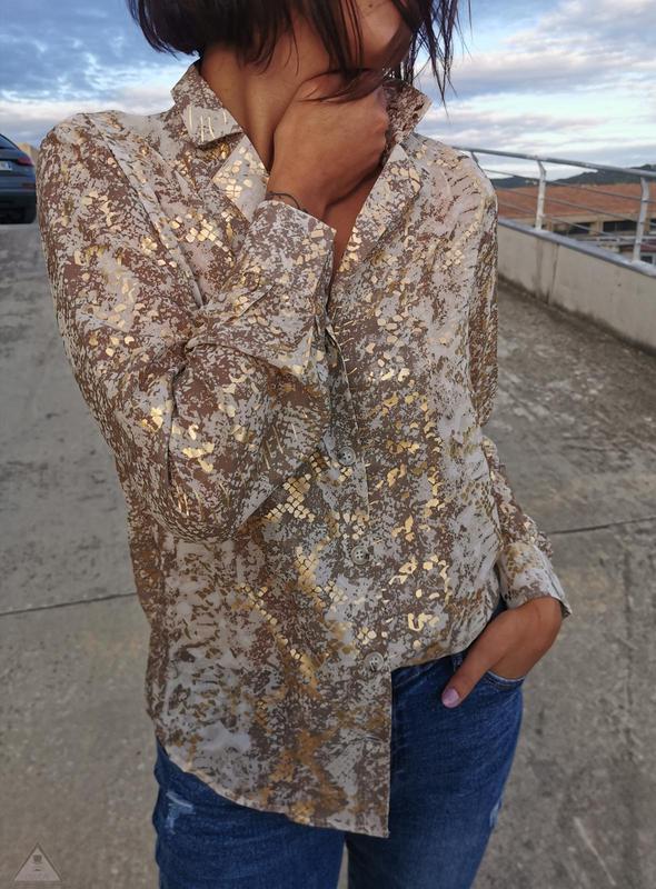 Camicia Pitone Oro