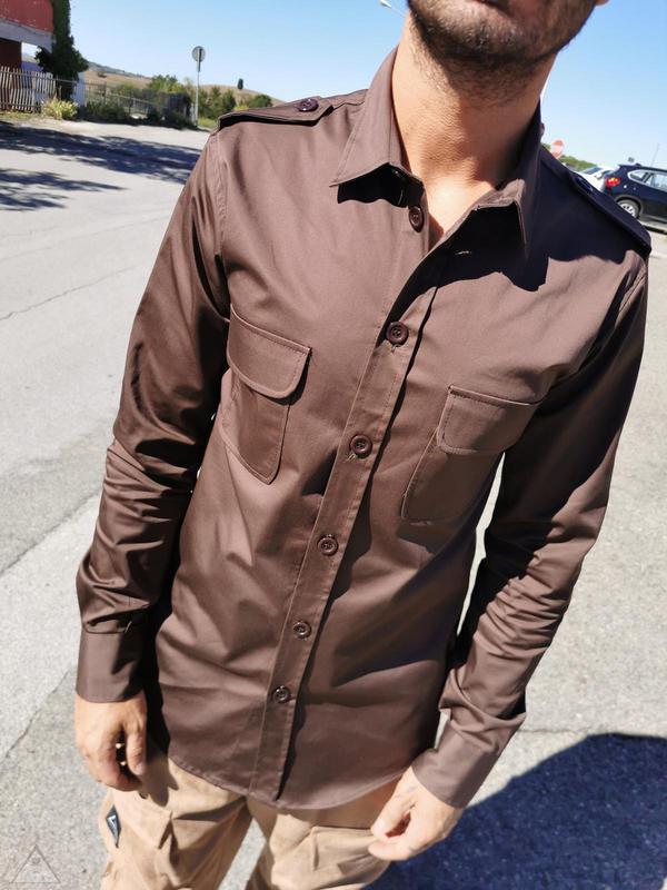 Camicia Tabacco mostrina