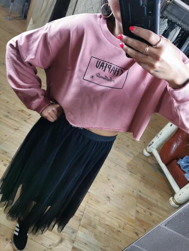 Felpa Corta Rosa Antico