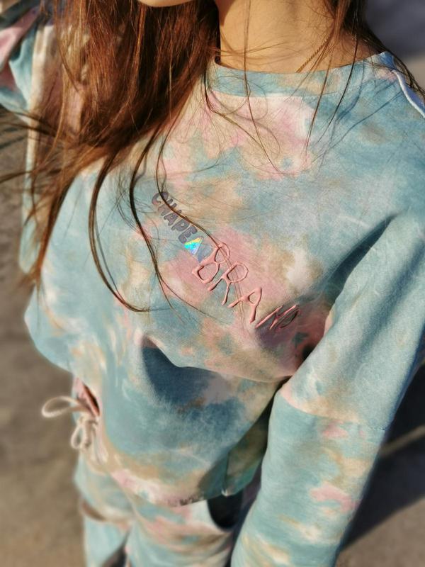 Felpina Corta Tie Dye