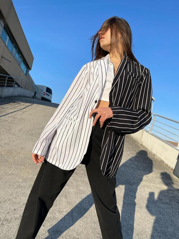 Giacca Gessata Double