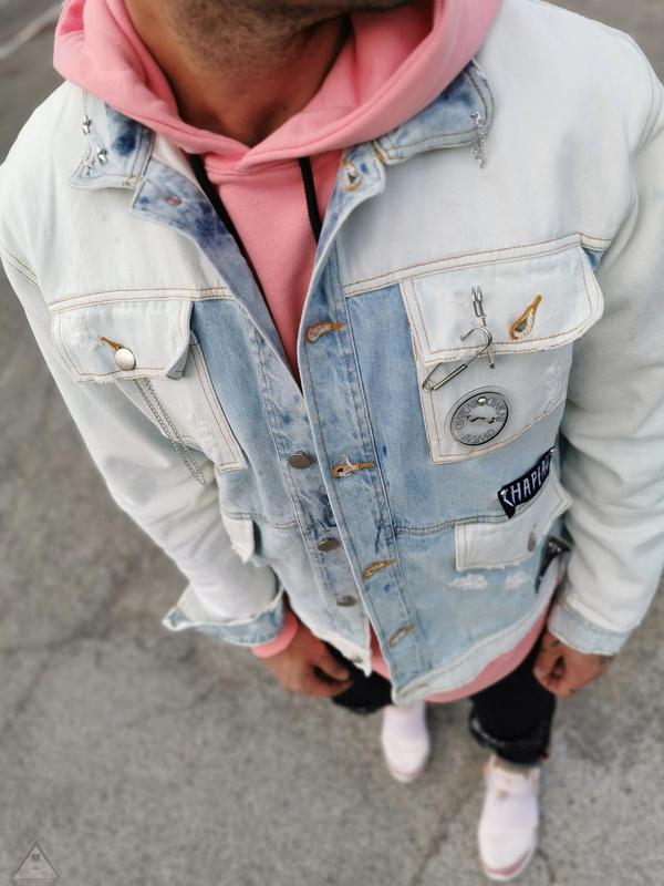 Giacca Patchwork in Jeans