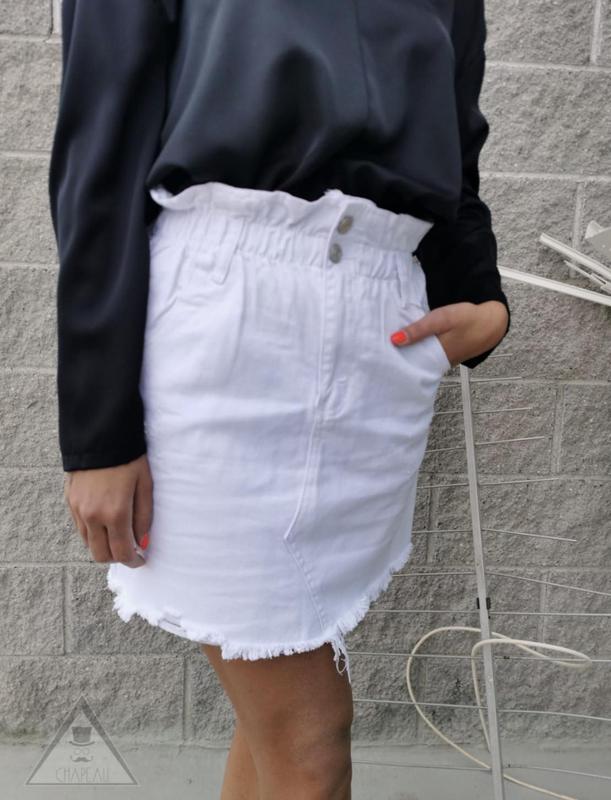 Gonna In Denim White