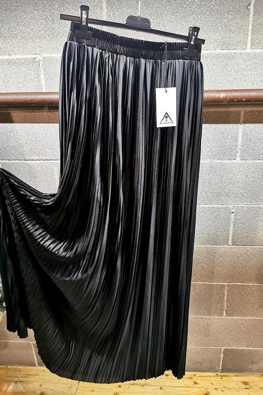 Gonna Plissè Nero