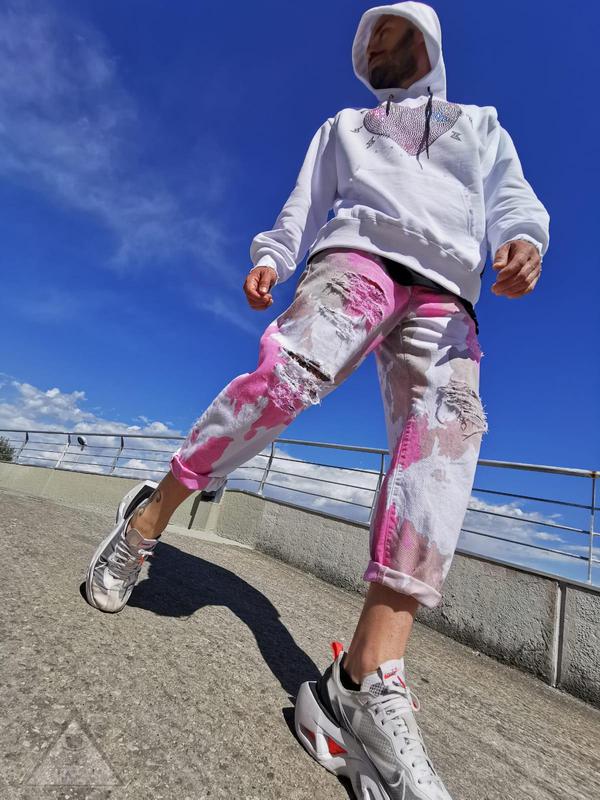 Jeans Baggy  Tie Dye
