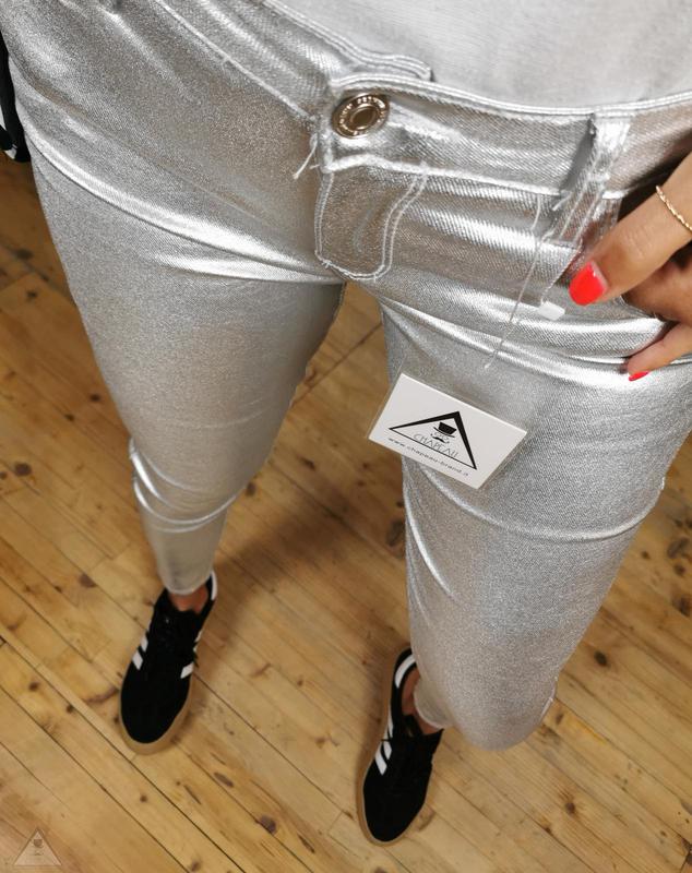 Leggins Spalmato Silver