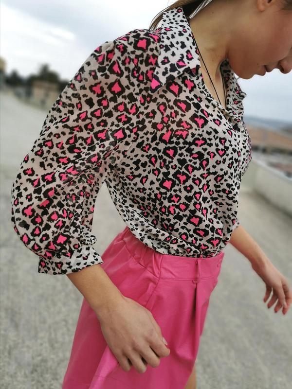 Camicia Leopardata Splash