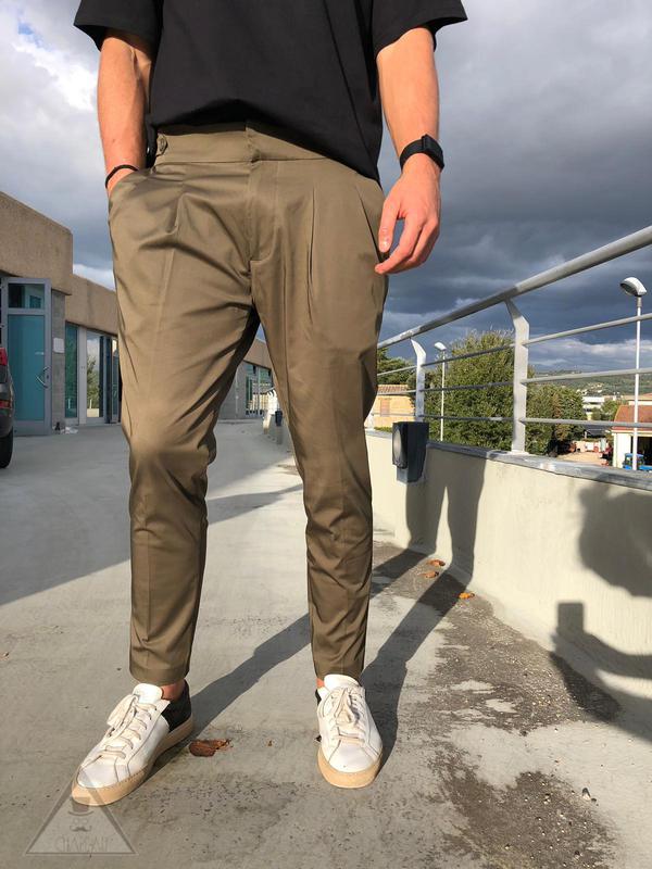 PantaChinos Pinces verde militare