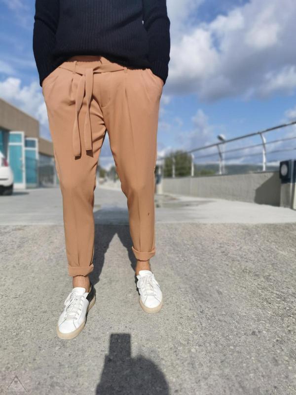 Pantalone Laccio Beige