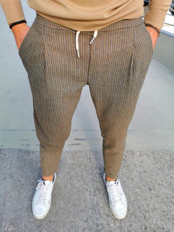 Pantalone Spigato Gessato