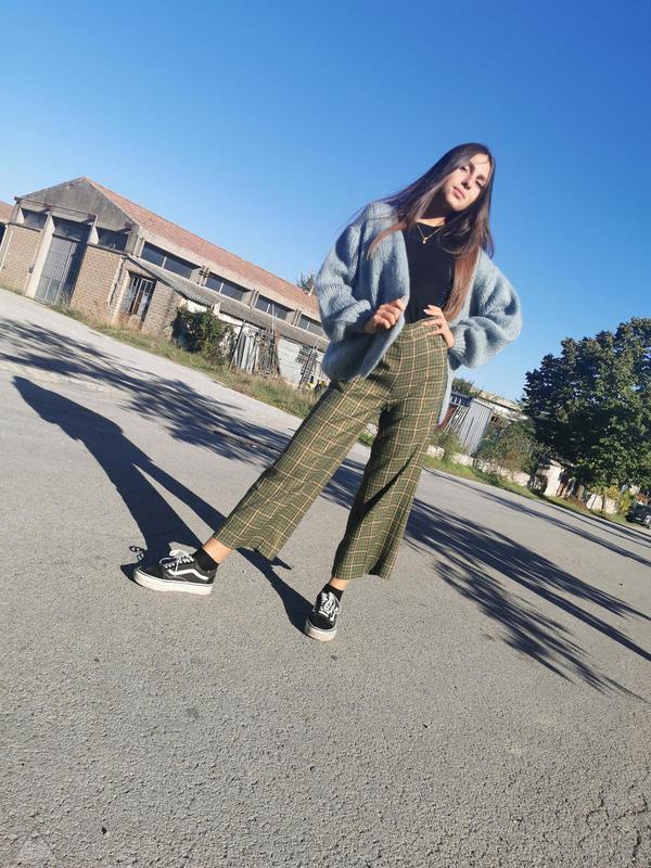 PantaPalazzo Quadretto Verde