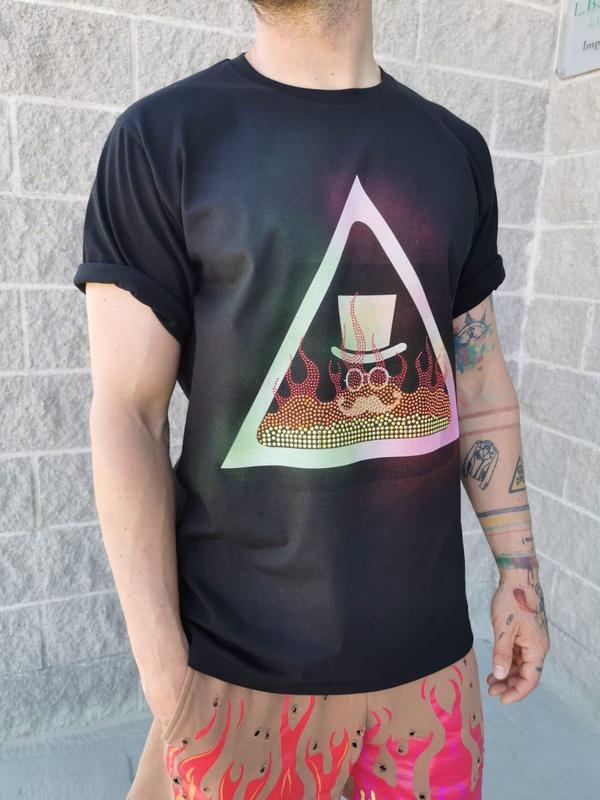 T-Shirt Fire 3D Spray